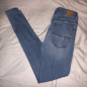 high rise jegging super stretch jeans!